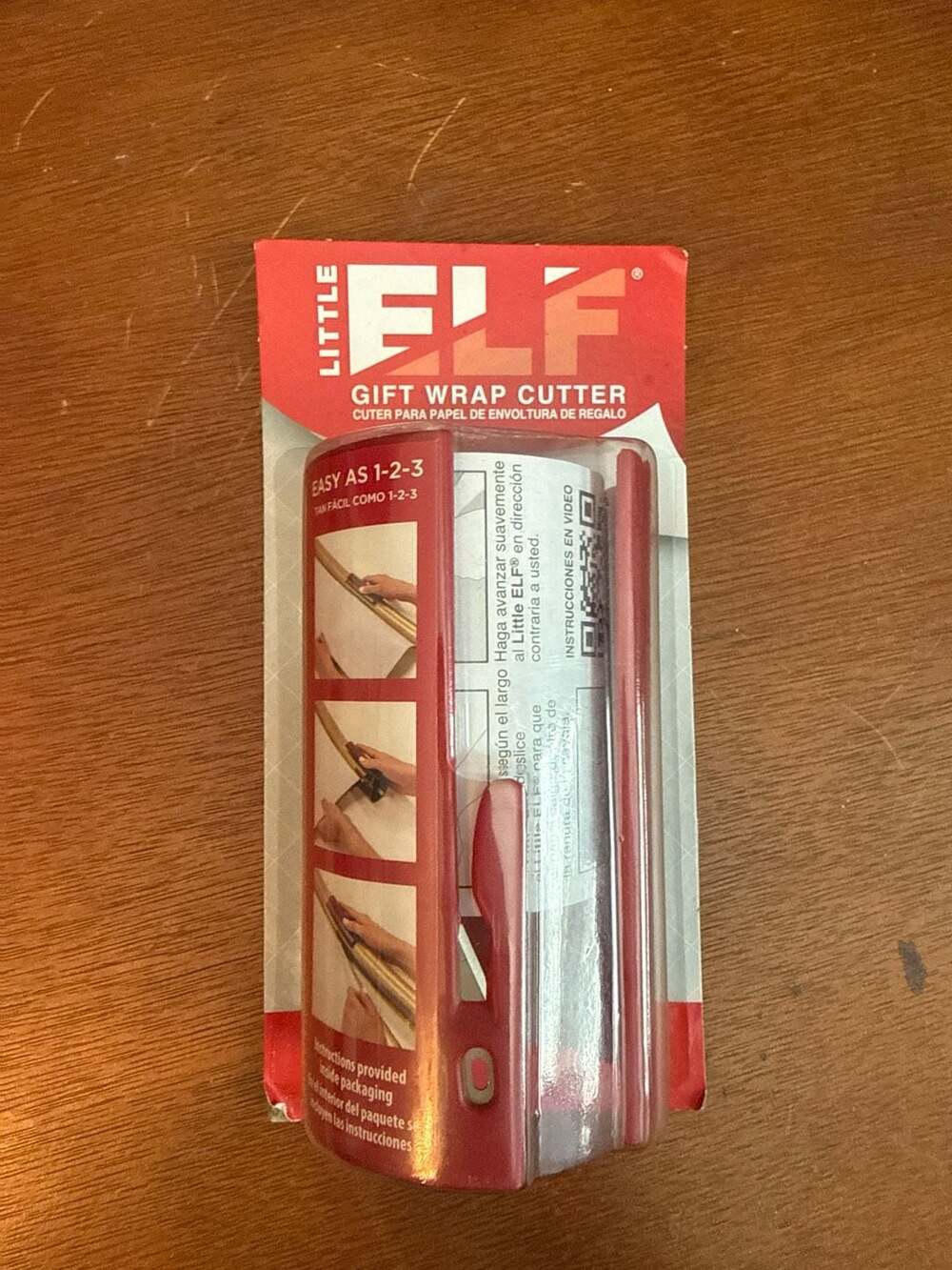 Little ELF Original Gift Wrap Cutter - Red - As Seen on Shark Tank